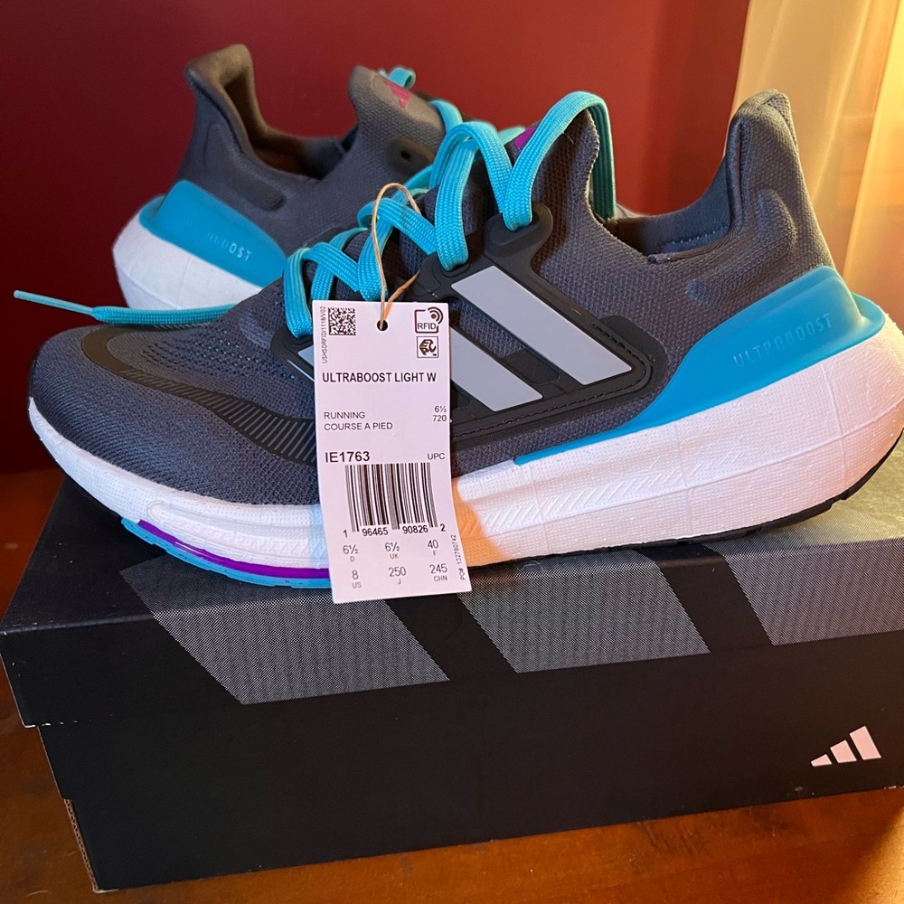 adidas Ultraboost Light Women's Shoes - Gray and Blue
